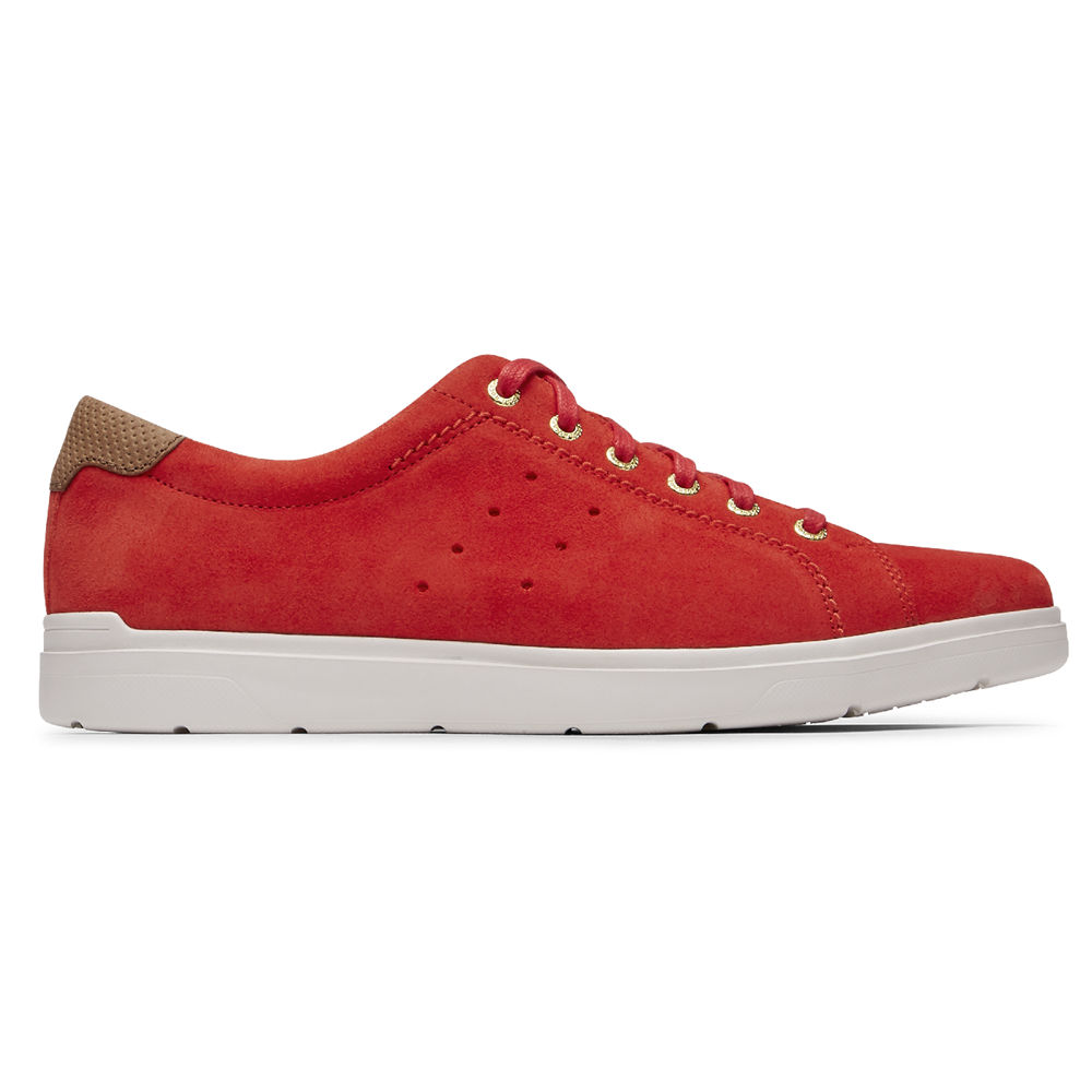 Zapatillas Rockport Hombre Mexico - Total Motion Lite Ltd Lace-To-Toes Rojos - SFJPU6852